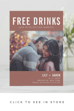 Rust Free Drinks Photo | Save the Dates